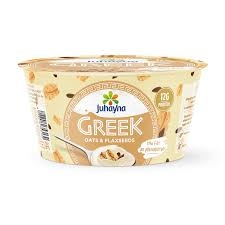 جهينه زبادى يوناني 180 جم بالشوفان وبذور الكتان