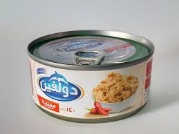 دولفين تونة مفتت حار 140 جم