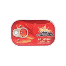 صن شاين سردين حار 125 جم