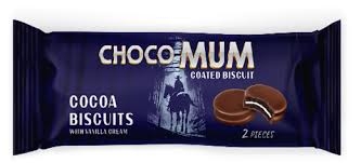 شوكو مام بسكويت بالشيكولاتة 2 قطعه