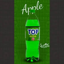 توب كولا 2 لتر تفاح