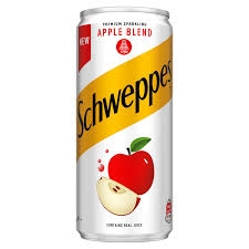 شويبس كانز 300 مل تفاح