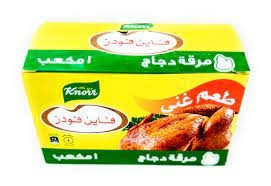 مرقة دجاج 1 مكعب فاين فودز  8 جم